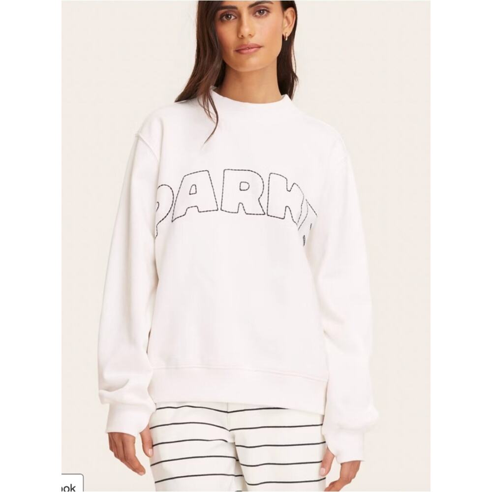 NWT - Parke x Target Cream Women's Mockneck Pullover Sweatshirt  L/XL